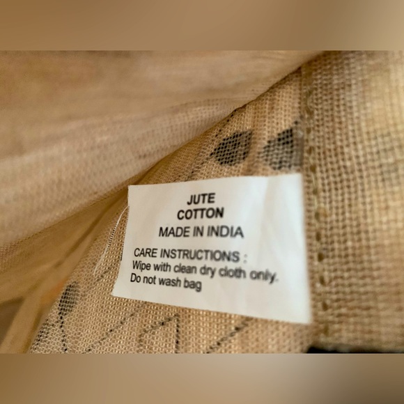 Jute Cotten Shopping Bag - Picture 5 of 5